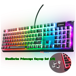  SteelSeries Prismcaps Keycap Set (US) /Black
