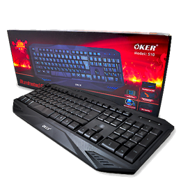 Oker keyboard S10 (มีไฟ)