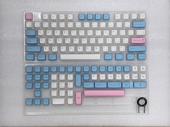 ปุ่มคีย์บอร์ด ลาย Milk  /PBT 126 คีย์ Mechanical Keyboard / (ENG/ญี่ปุ่น)