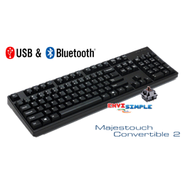 FiLco Majestouch Convertible 2 Bluetooth Brown switch
