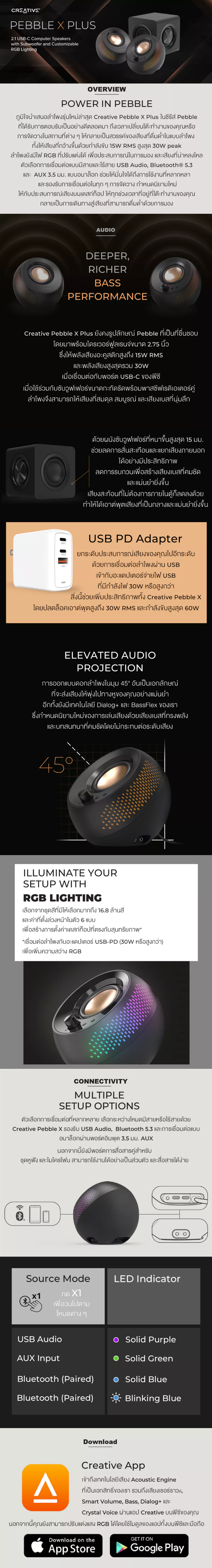 Screenshot 2026-01-13 at 17-22-54 CREATIVE SPEAKER Pebble X Plus ลำโพง 2.1 USB-C มีไฟ RGB ปรับแต่งได้ พร้อม Subwoofer Shopee Thailand.png