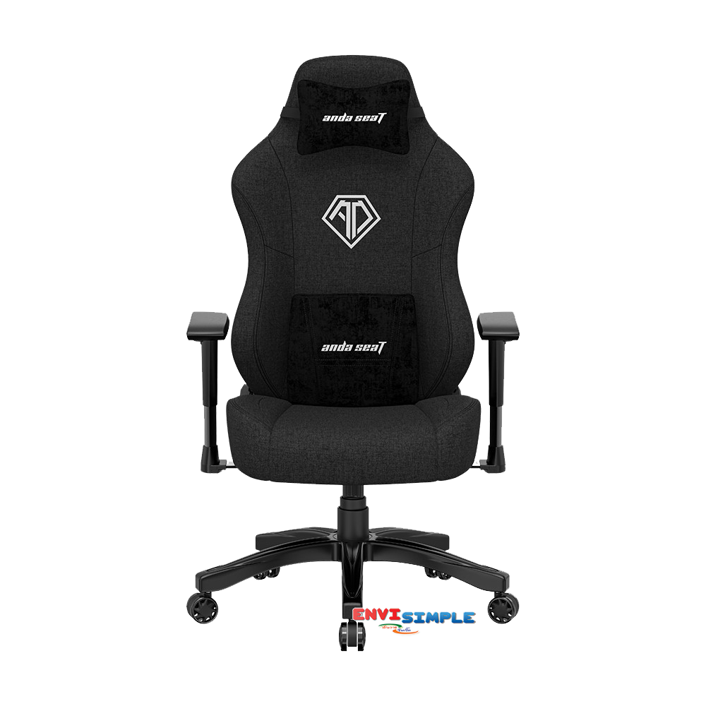  Anda Seat Phantom 3 Black Fabric Gaming Chair 