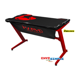 MARVO Scorpion Gaming Desk Table With Racing LED Light