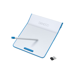 Wacom Bamboo Pad wireless(Pearl white/blue)