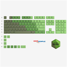 Glorious GPBT Keycaps 114 Key (OLIVE)