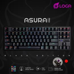 Loga ASURA Pro Keyboard TKL Flaretech optical switch linear
