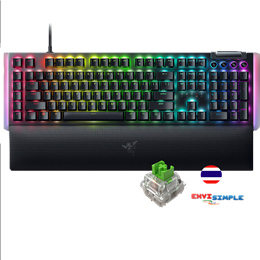 Razer Blackwidow V4 /Green Switches ภาษาไทย