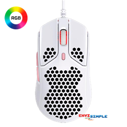 HyperX Pulsefire Haste - Gaming Mouse (White-Pink)