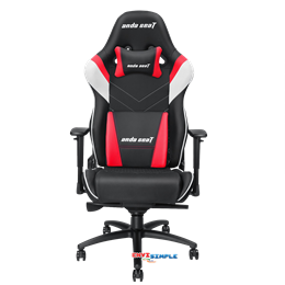 Anda Seat Assassin King Series Gaming Chair - Black / White / Red 