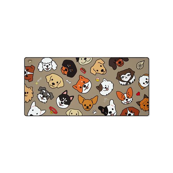 LOGA Mousepad Planet of the Dogs / Brown