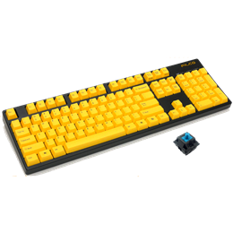 FILCO KEYBOARD MAJESTOUCH 2 FULL SIZE YELLOW [BLUE SW] 