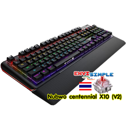 Nubwo centennial X10 (V2) RGB /Red SW