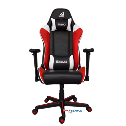SIGNO E-Sport Gaming chair  BAROCK GC 202/Black White