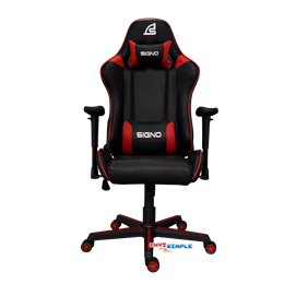 SIGNO E-Sport Gaming chair  BAROCK GC 202/Black Red