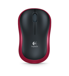 Logitech Wireless Mouse M185 Red