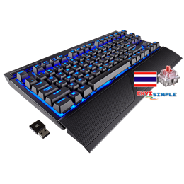 CORSAIR K63 Wireless Mechanical Gaming Keyboard/Blue LED/Cherry MX Red(TH)