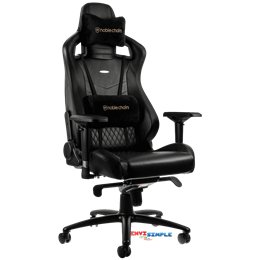 noblechairs EPIC หนัง Real Leather สี Black 