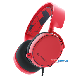 SteelSeries Arctis 3 Solar Red 7.1 Surround Gaming Headset