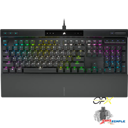 CORSAIR K70 RGB MECHANICAL BLACK OPTICAL MECHANICAL (OPX) / ( คีย์ THAI) 