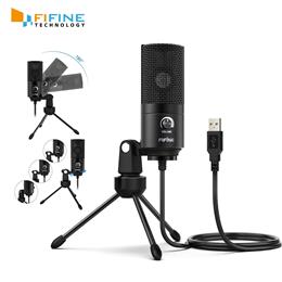 Fifine K669B USB Microphone,Fifine Metal Condenser Recordinge