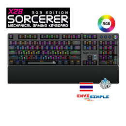 Nubwo Gaming Keyboard X28 RGB EDITION /Blue SW (NEW VERSION)