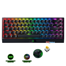 Razer BlackWidow V3 Mini HyperSpeed - Phantom Edition / Yellow sw (En)