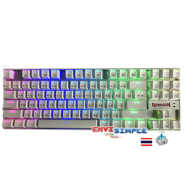 Redragon Kumara K552 RGB Mechanical Gaming keyboard (white)/ Blue SW (ภาษาไทย)