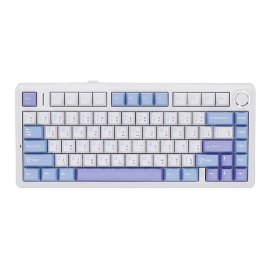 AULA F75 (SKY VIOLET) 3IN1 WIRELESS [STAR VECTOR SWITCH]