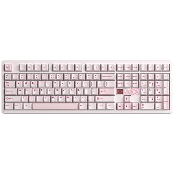 AULA F108PRO V2 (PINK) 3IN1 WIRELESS (STRAWBERRY MINT SWITCH)