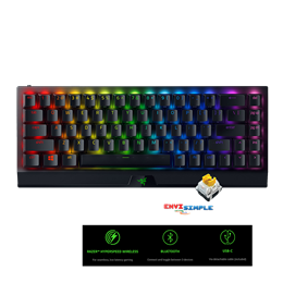 RAZER BLACKWIDOW V3 MINI HYPERSPEED Wireless / yellow Switch (En) 