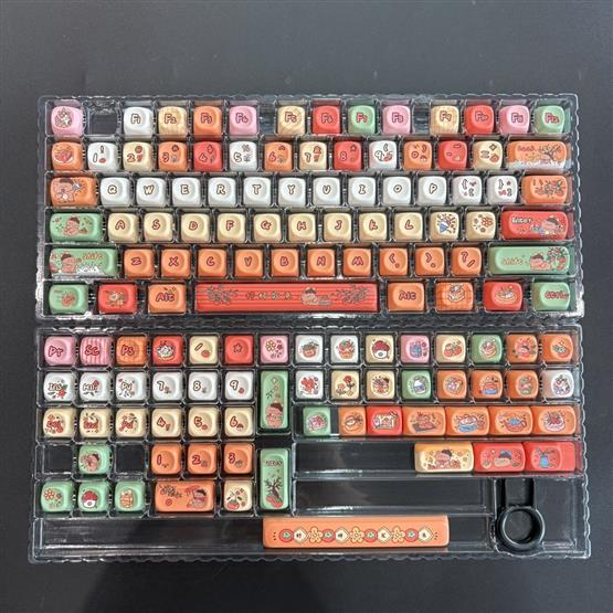 ปุ่มคีย์บอร์ด ลูกพลับ /PBT / MOA PROFILE 131 คีย์/ ENG