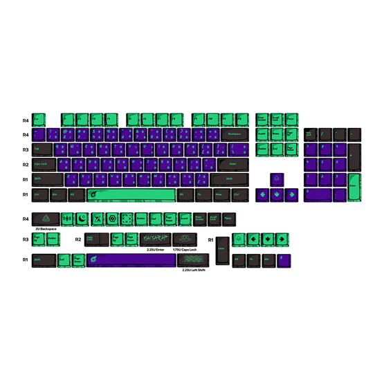 LOGA PBT DYESUB KEYCAP SET /  MAIYARAP COMIC