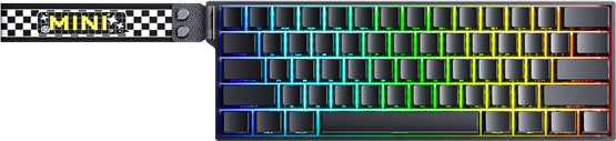 KEYBOARD (คีย์บอร์ด) AULA MINI60 HE PRO (BLACK) [SMOKY CLOUD MAGNETIC SWITCH] (EN)