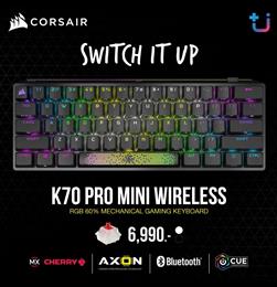 Corsair Keyboard K70 Pro Mini Wireless / MX RED