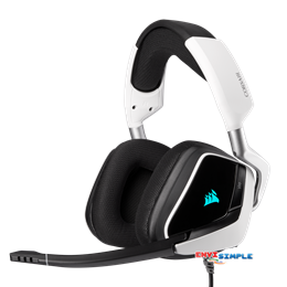 CORSAIRVOID RGB ELITE USB Premium Gaming Headset with 7.1 Surround Sound /White 