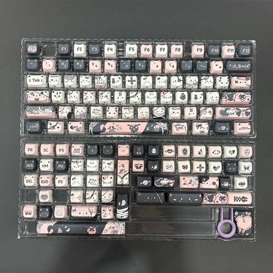 ปุ่มคีย์บอร์ด แมว Meizu Cat  /PBT /  MOA PROFILE 132 คีย์/ ENG