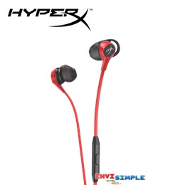 HyperX Cloud Earbuds Red