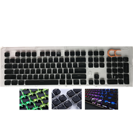 Squar Floating keycap Crystal white LED Backlight