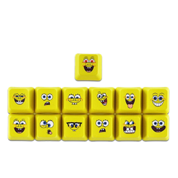  PBT OEM R4 RGBY สําหรับ 13 คีย์ Sponge Bob 13 ปุ่ม