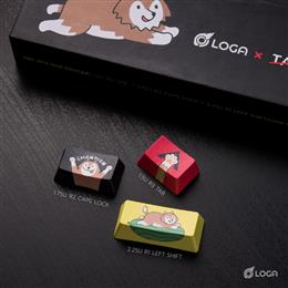 LOGA X Noah(Tanx)  shift + caps  + tab PBT Dye sub keycaps  คีย์แคปน้องโนอาห์