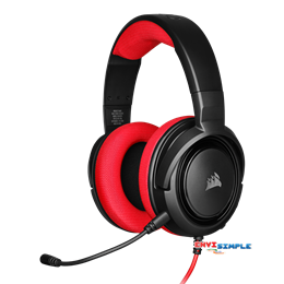 Corsair HS35 Stereo Gaming Headset RED 