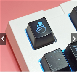 Keycap mini heart (โปร่งแสง)