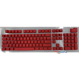 keycap PBT/Doubleshot/ไฟลอด/106 ภาษาไทยปุ่ม (สี แดง)