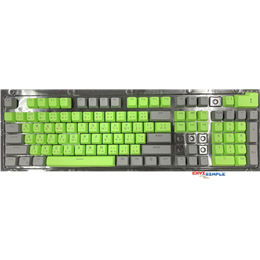keycap PBT/Doubleshot/ไฟลอด/106 ภาษาไทยปุ่ม (สี Green/Grey)