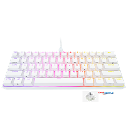 K65 RGB MINI 60% MX SPEED White