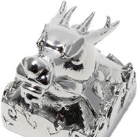 LOGA Metallic keycap series Year of the dragon / silver