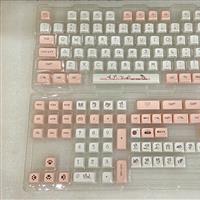 ปุ่มคีย์บอร์ด ลาย chi sweet home ชมพูขาว /PBT 133 คีย์ / XDA PROFILE /Mechanical Keyboard / Thai