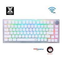 NUBWO X34 HADRIAN White Mechanical Gaming Keyboard/ RED SW