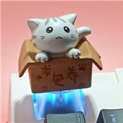 keycap Abs ลายแมว / ขาว