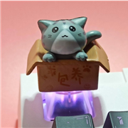 keycap Abs ลายแมว / เทา